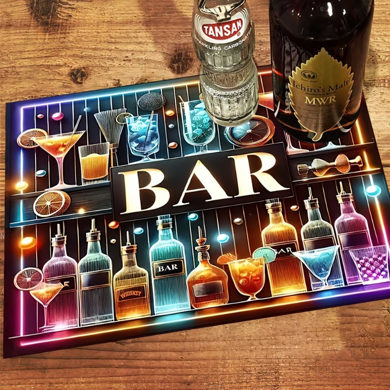 Bar Mat Rubber - Coffee Bar Diatomaceous Earth Drying Mat
