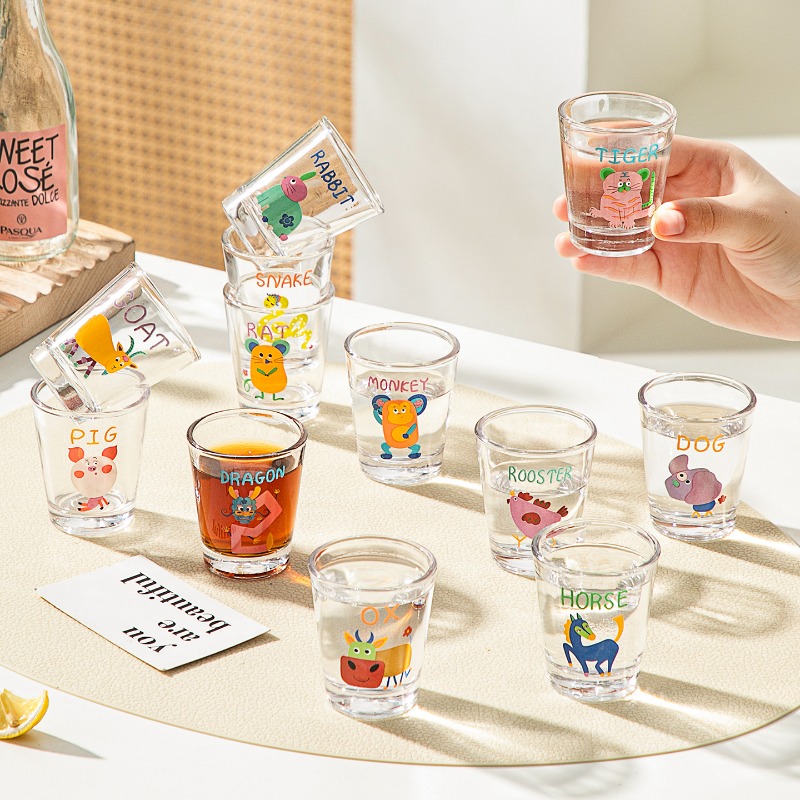 Shot Glasses Set 12Pcs 50ml Ca - Home Bar Set ulasan dan harga